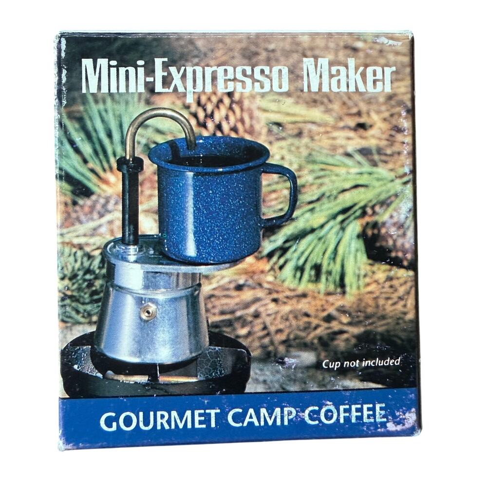 GSI Mini Expresso Maker Gourmet Camp Coffee Italy Portable New Lightweight